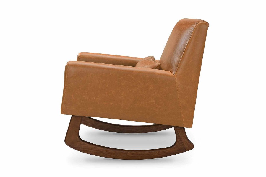 Nursery Nursery Works Nursing Chairs | Nursery Works Sleepytime Rocker In Vegan Leather