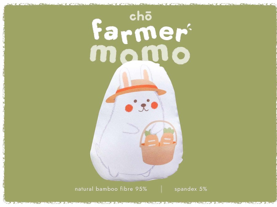 Nursery Lollibly Baby & Toddler Pillows | Cho Snuggy Plushie (Farmer Momo 35Cm)