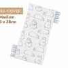 Nursery Lollibly Baby & Toddler Pillows | [Extra Cover] Cho Snuggy Buddy Pillow (Maru Bear: Medium 18 X 38Cm)