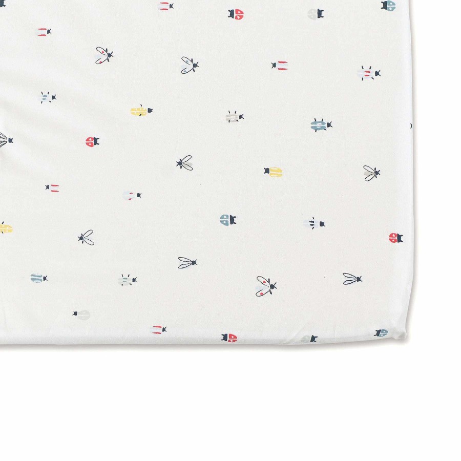 Nursery Hatchery Cribs Singapore Cot Sheets | Pehr Love Bug Organic Cotton Crib Sheet