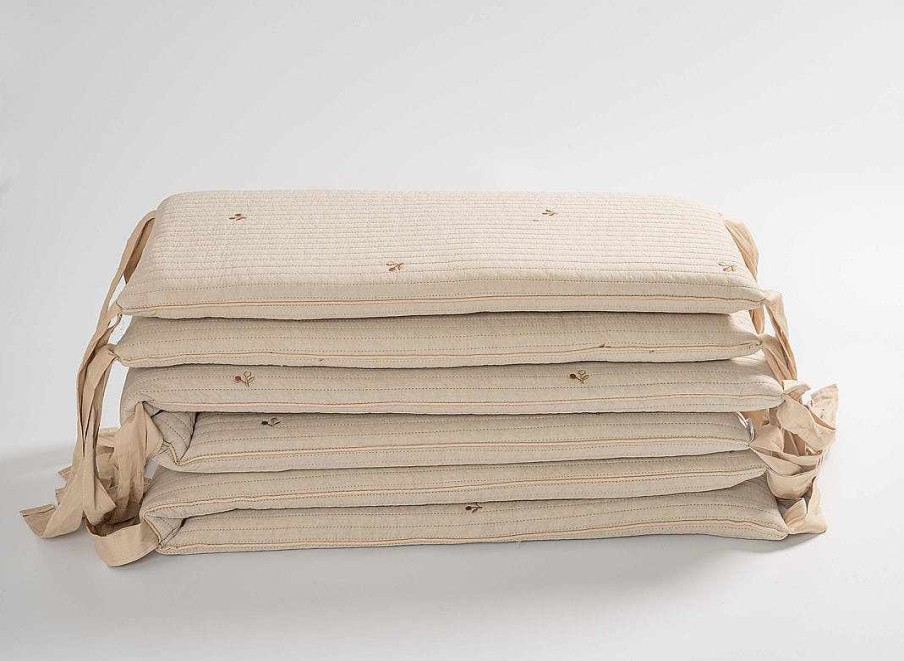 Nursery Little kBaby Cot Bumpers & Rail Protectors | Little Kbaby Cot Bumper - 130X70Cm: Beige