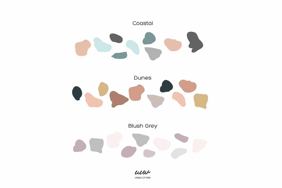 Nursery Urban Lil Wall Decals | Urban Lil Terrazzo Fabric Decal (Dunes)