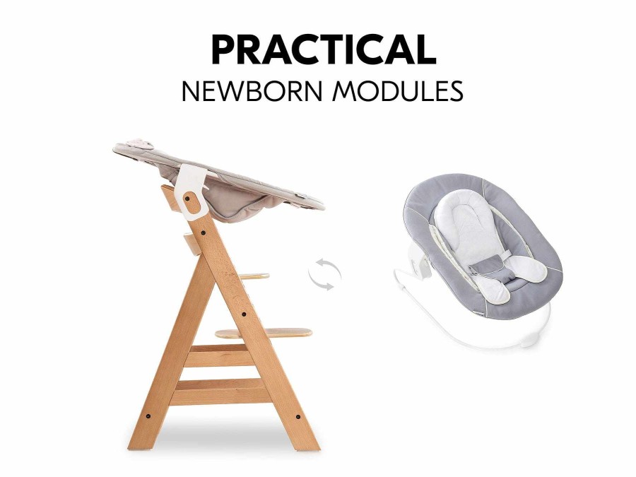 Nursing & Feeding Hauck High Chairs & Booster Seats | Hauck Alpha+ Wooden High Chair