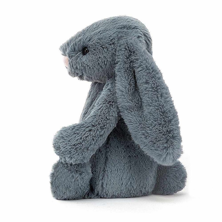 Play Jellycat | Jellycat Bashful Dusky Blue Bunny Medium