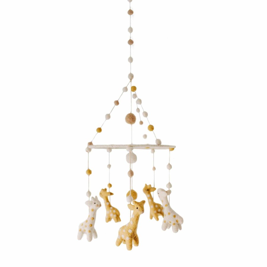 Nursery Pehr Crib Mobiles & Decorative Accents | Pehr Crib Mobile: Gentle Giraffe