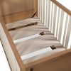 Nursery Nursery Works Cribs & Cot Beds | Nursery Works Novella 3-In-1 Convertible Crib With Toddler Bed Conversion Kit Stained Ash And Ivory