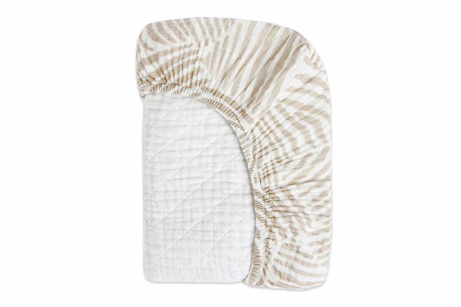 Nursery Pehr Changing Pads & Covers | Babyletto Quilted Change Pad Cover (Oat Stripe)