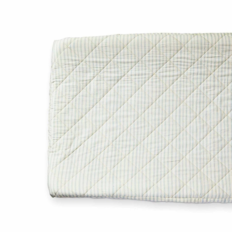 Nursery Pehr Changing Pads & Covers | Pehr Stripes Away Sea Change Pad Cover