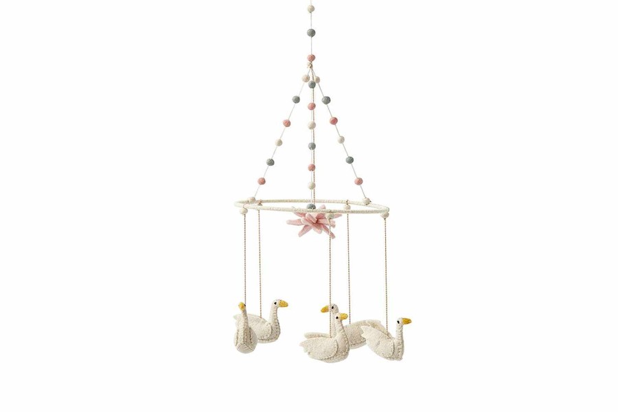 Nursery Pehr Crib Mobiles & Decorative Accents | Pehr Crib Mobile: Swan Lake