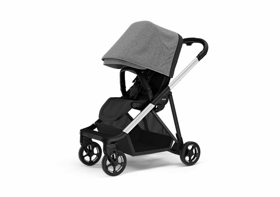 Gear & Travel Thule City Strollers | Thule Shine: Reversible & Compact City Stroller Grey