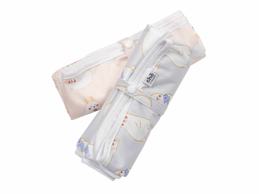 Nursery Lollibly Changing Pads & Covers | Cho Portable Changing Mat: Maru Bear Frost (50 X 70Cm)