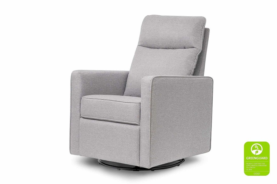 Nursery DaVinci Baby Nursing Chairs | Davinci Gabby Pillowback Swivel Glider