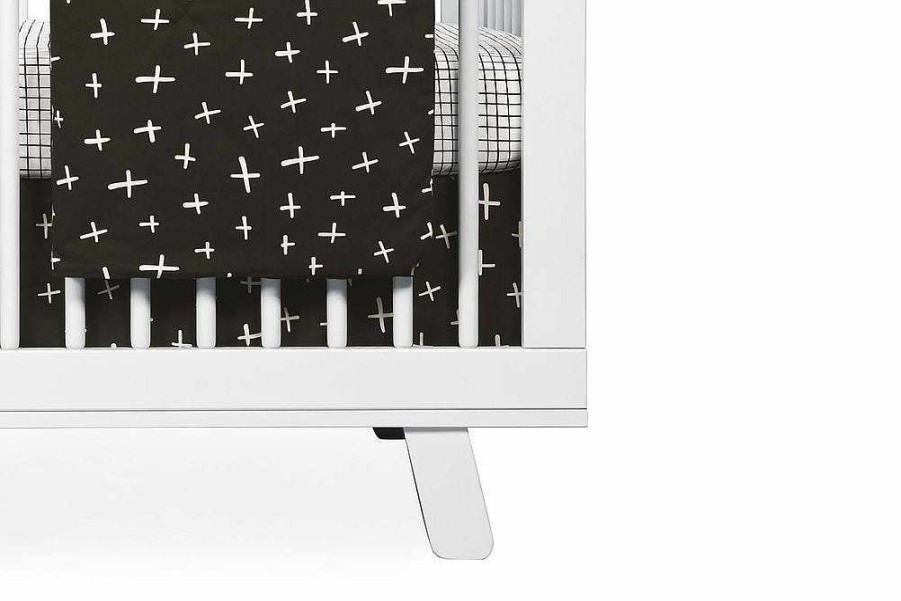 Nursery Babyletto Cot Bedding Sets & Cot Skirts | Babyletto Tuxedo Monochrome Crib Skirt