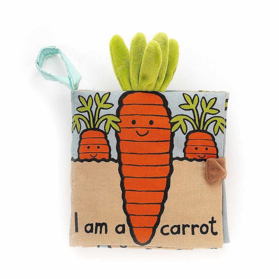 Play Jellycat | Carrot Fabric Book