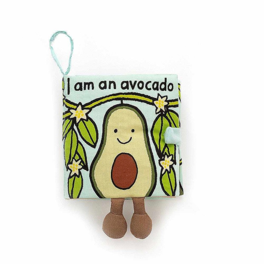 Play Jellycat | Avocado Fabric Book