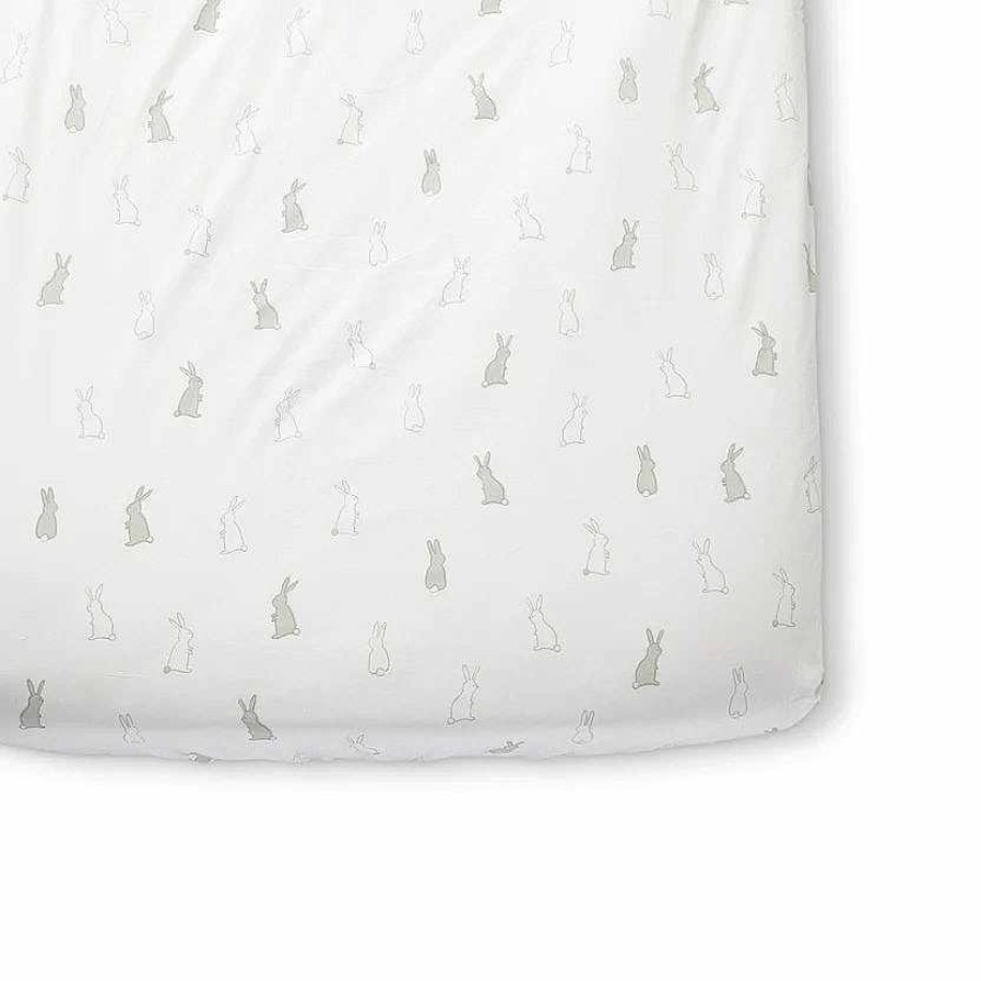 Nursery Hatchery Cribs Singapore Cot Sheets | Pehr Bunny Hop Crib Sheet