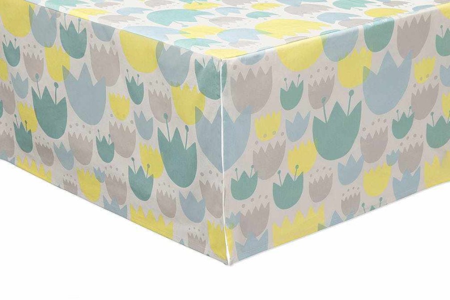 Nursery Babyletto Cot Bedding Sets & Cot Skirts | Babyletto Tulip Garden Crib Skirt