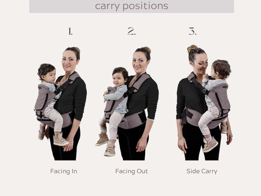 Gear & Travel MiaMily Hip Seat Carriers | Miamily Single Shoulder Accessory (For Hipster Plus, 3 Extra Carry Positions)