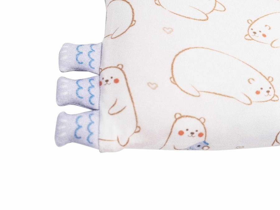 Nursery Lollibly Baby & Toddler Pillows | [Extra Cover] Cho Snuggy Buddy Pillow (Maru Bear: Medium 18 X 38Cm)