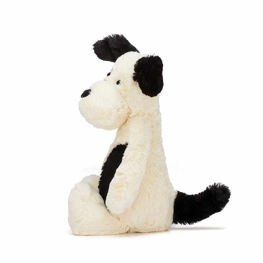 Play Jellycat | Jellycat Bashful Black & Cream Puppy Medium